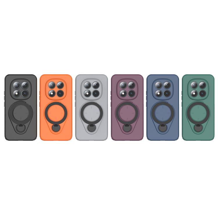 For Redmi Note 15 Pro+ 5G 163.3mm Ring Shield MagSafe TPU Phone Case with 360 Degree Rotating Holder