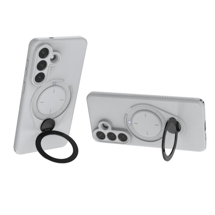 For Samsung Galaxy S26+ 5G Ring Shield MagSafe TPU Phone Case with 360 Degree Rotating Holder