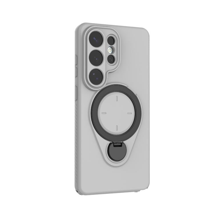 For Samsung Galaxy S26 Ultra 5G Ring Shield MagSafe TPU Phone Case with 360 Degree Rotating Holder