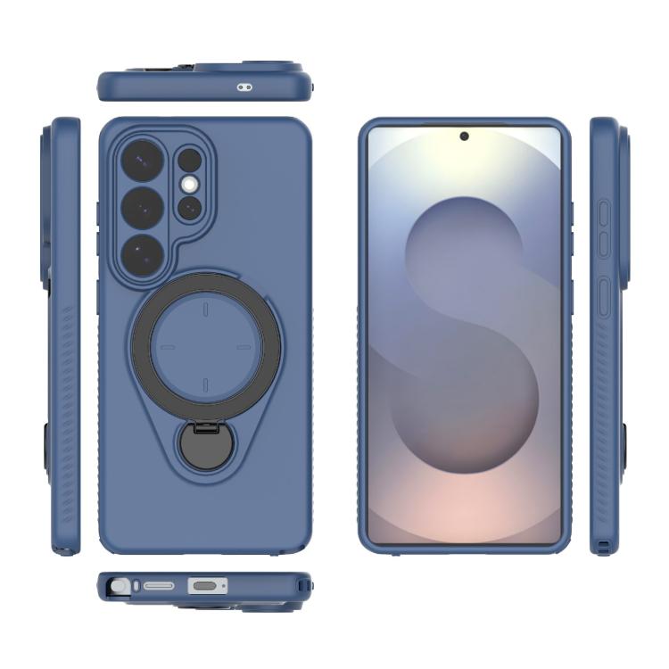 For Samsung Galaxy S26 Ultra 5G Ring Shield MagSafe TPU Phone Case with 360 Degree Rotating Holder