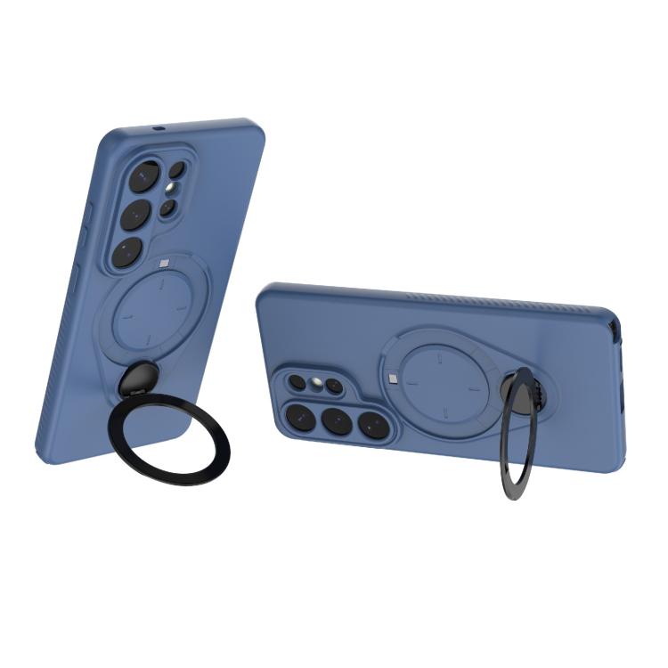 For Samsung Galaxy S26 Ultra 5G Ring Shield MagSafe TPU Phone Case with 360 Degree Rotating Holder