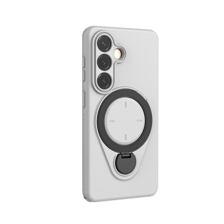 For Samsung Galaxy S26 5G Ring Shield MagSafe TPU Phone Case with 360 Degree Rotating Holder