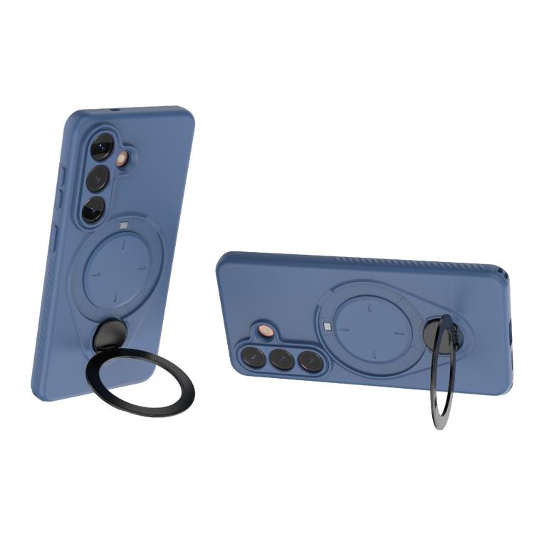 For Samsung Galaxy S26 5G Ring Shield MagSafe TPU Phone Case with 360 Degree Rotating Holder
