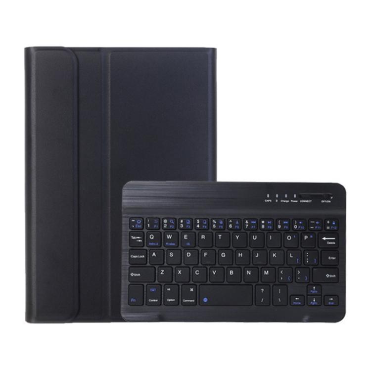 For Lenovo Tab M9 Detachable Wireless Bluetooth Keyboard Tablet Leather Case - Black