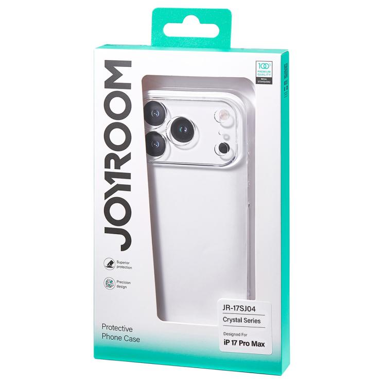 For iPhone 17 Pro Max JOYROOM Crystal Series PC Phone Protective Case - Transparent