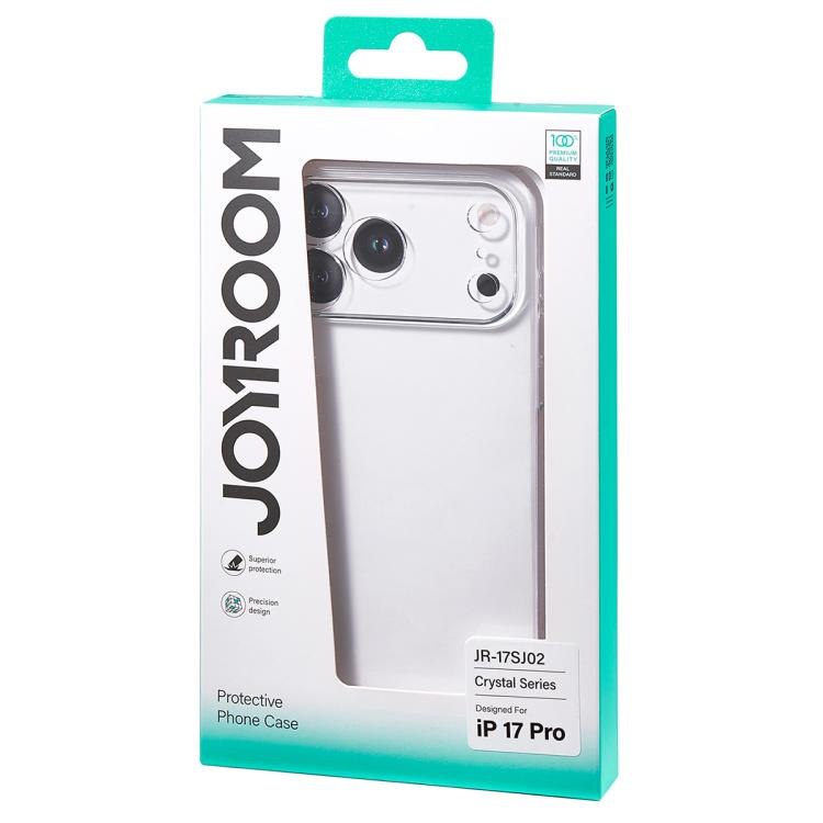 For iPhone 17 Pro JOYROOM Crystal Series PC Phone Protective Case - Transparent