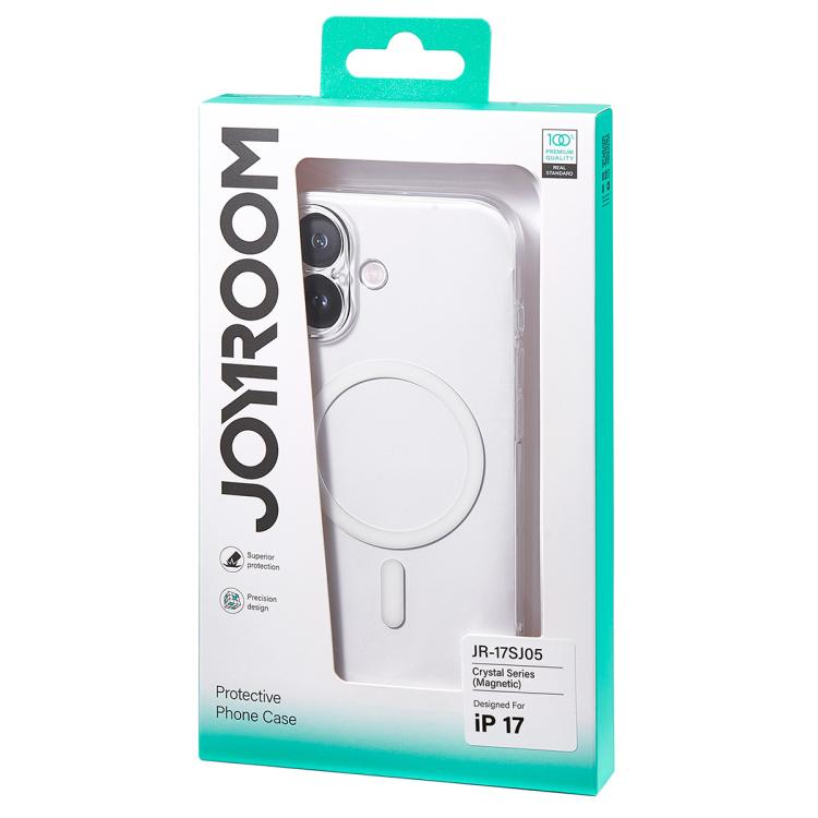 For iPhone 17 JOYROOM Crystal Series MagSafe PC Phone Protective Case - Transparent