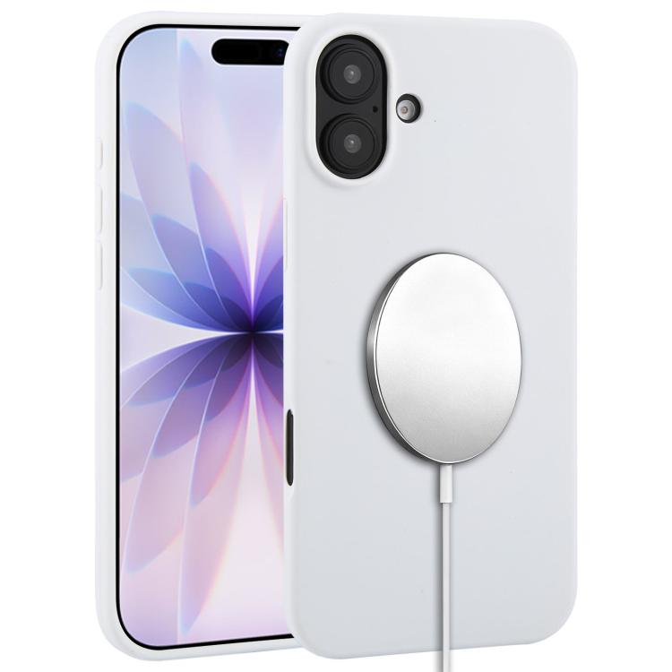For iPhone 17 Liquid Silicone Full Coverage MagSafe Phone Case