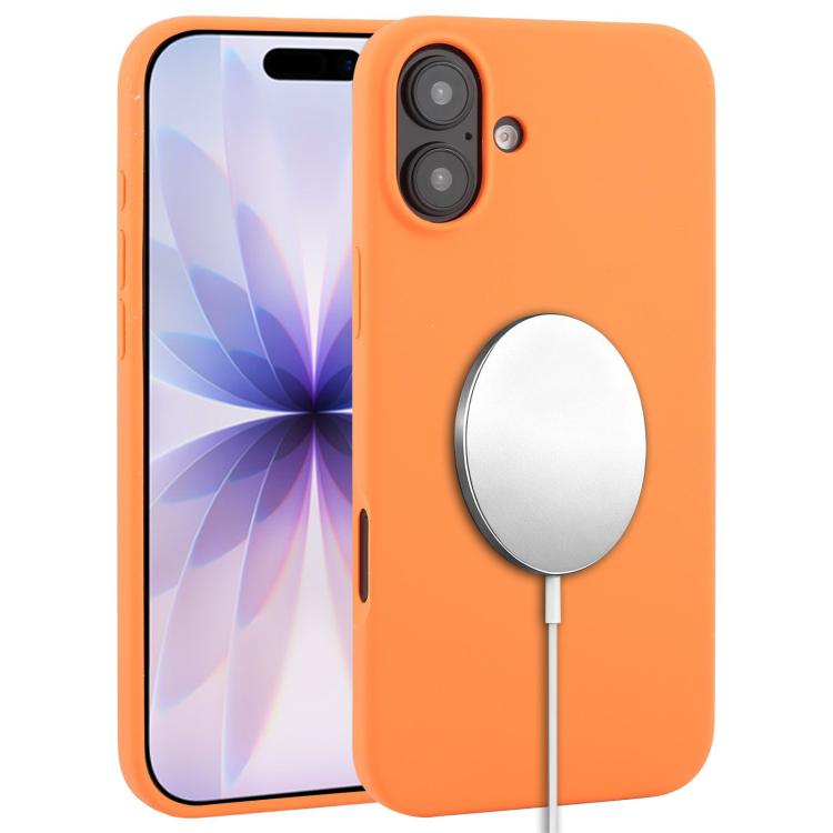 For iPhone 17 Liquid Silicone Full Coverage MagSafe Phone Case