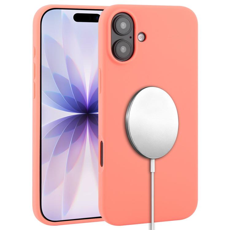 For iPhone 17 Liquid Silicone Full Coverage MagSafe Phone Case
