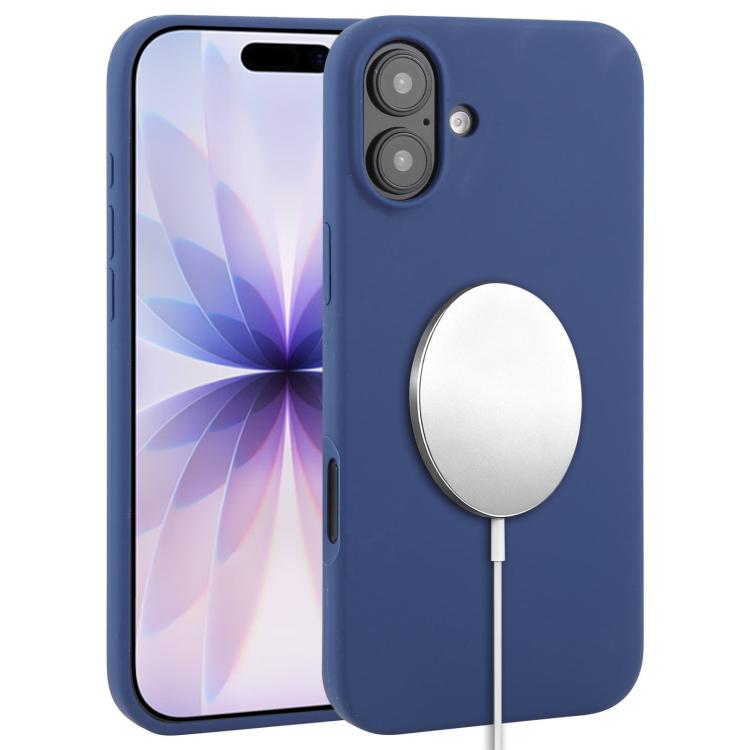 For iPhone 17 Liquid Silicone Full Coverage MagSafe Phone Case