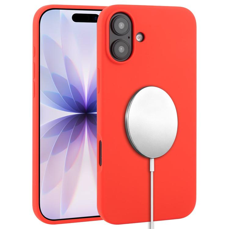 For iPhone 17 Liquid Silicone Full Coverage MagSafe Phone Case