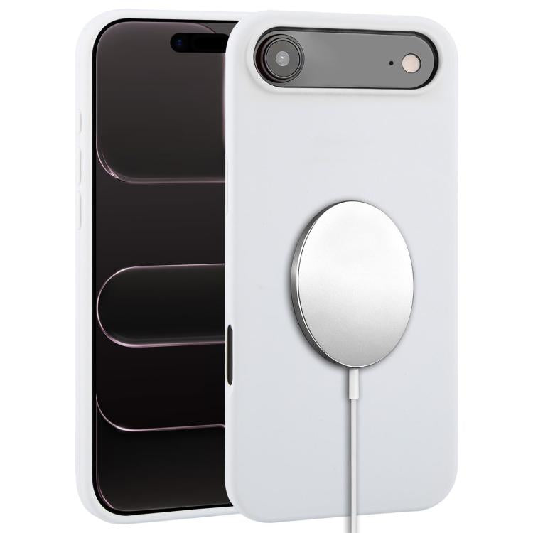 For iPhone Air Liquid Silicone Full Coverage MagSafe Phone Case