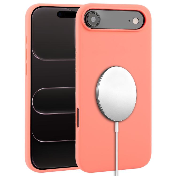 For iPhone Air Liquid Silicone Full Coverage MagSafe Phone Case