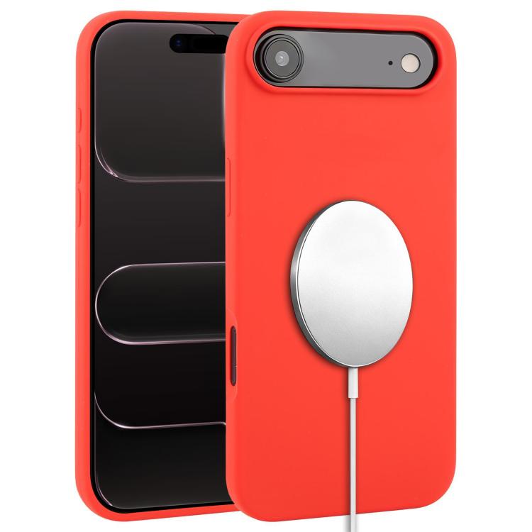 For iPhone Air Liquid Silicone Full Coverage MagSafe Phone Case