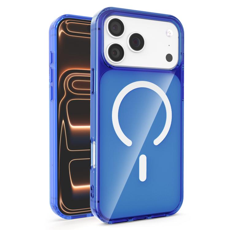 For iPhone 17 Pro Four-corner U-shaped Airbag Semi-transparent MagSafe Case