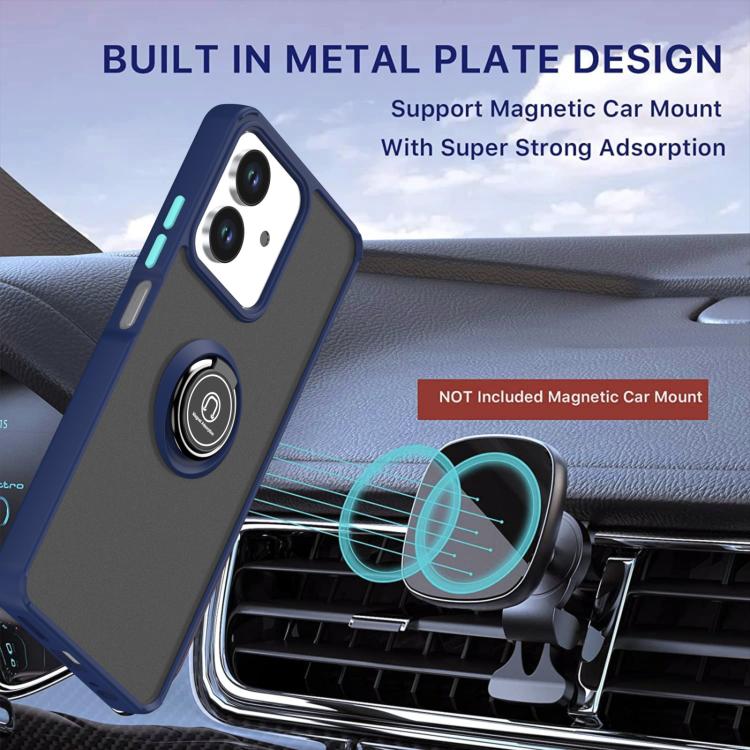 For Honor Play10 4G Q Shadow 1 Series TPU + PC Phone Case with Ring