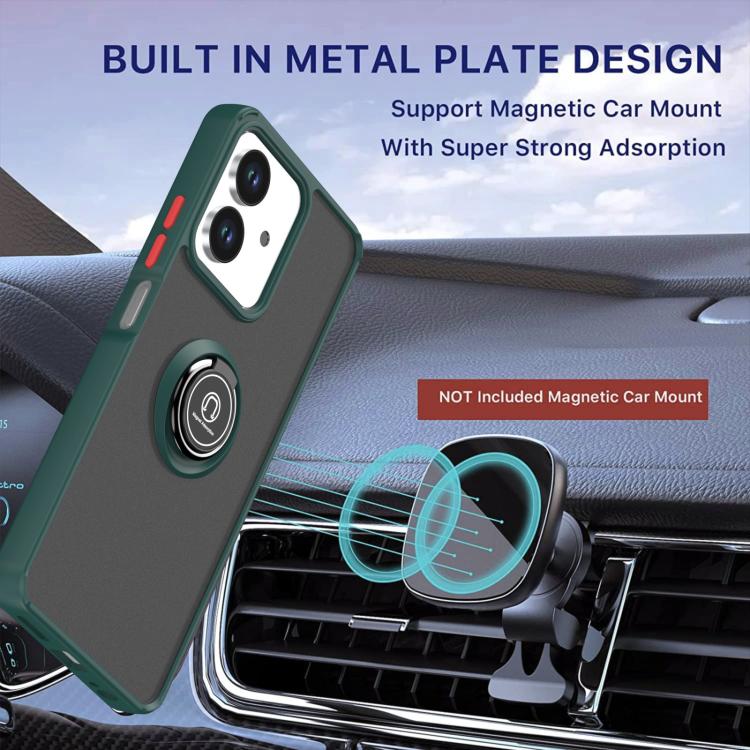 For Honor Play10 4G Q Shadow 1 Series TPU + PC Phone Case with Ring