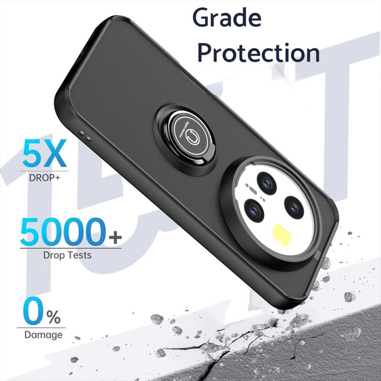 For Honor Magic8 Pro Q Shadow 1 Series TPU + PC Phone Case with Ring