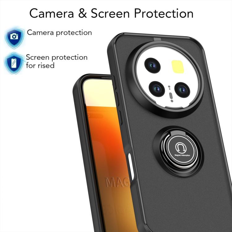 For Honor Magic8 Pro Q Shadow 1 Series TPU + PC Phone Case with Ring