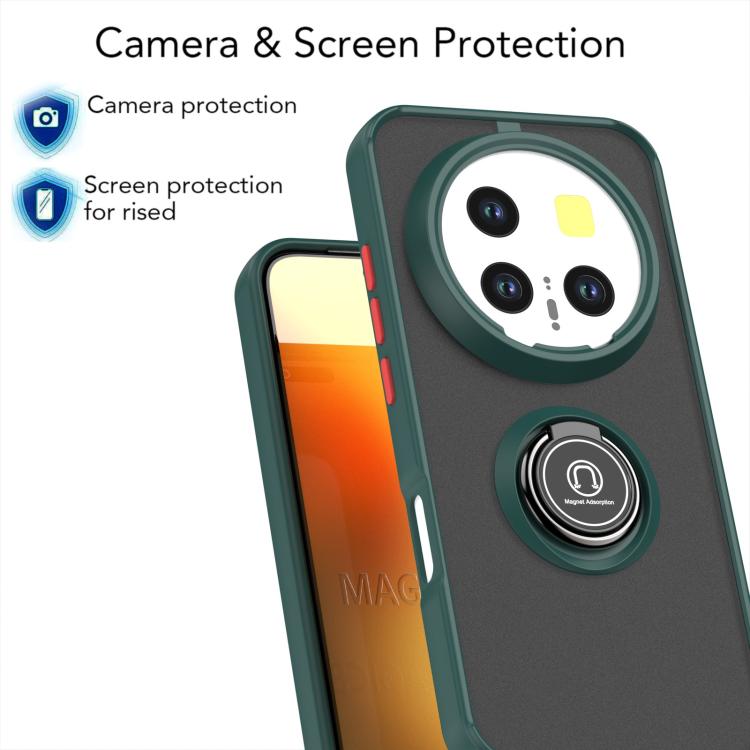 For Honor Magic8 Pro Q Shadow 1 Series TPU + PC Phone Case with Ring