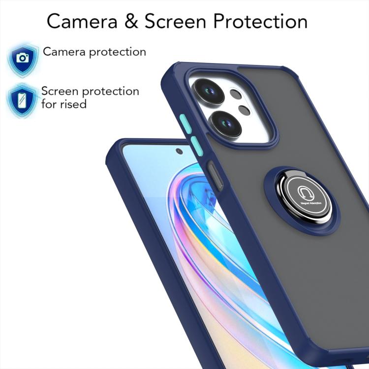 For Honor X6d 5G Q Shadow 1 Series TPU + PC Phone Case with Ring