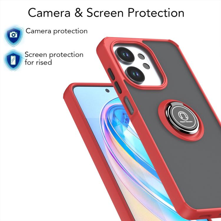 For Honor X6d 5G Q Shadow 1 Series TPU + PC Phone Case with Ring