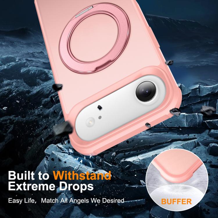 For iPhone Air Skin-Feel Rotary Damping Bracket MagSafe Phone Case