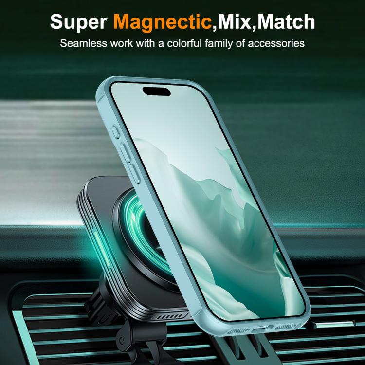 For iPhone Air Skin-Feel Rotary Damping Bracket MagSafe Phone Case