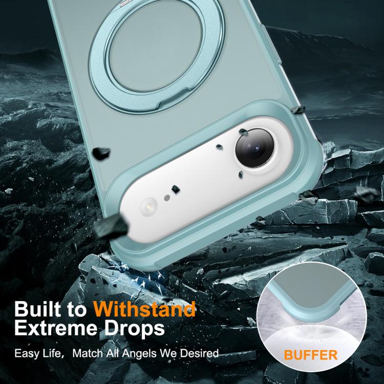 For iPhone Air Skin-Feel Rotary Damping Bracket MagSafe Phone Case