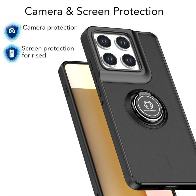 For Motorola Moto G86 5G Q Shadow 1 Series TPU + PC Phone Case with Ring
