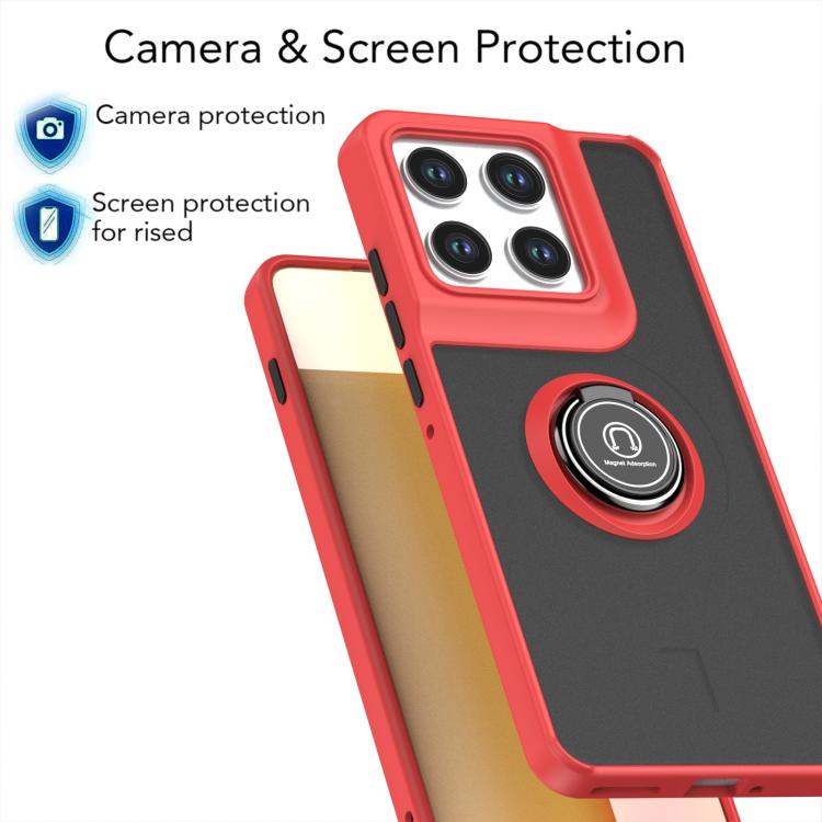 For Motorola Moto G86 5G Q Shadow 1 Series TPU + PC Phone Case with Ring