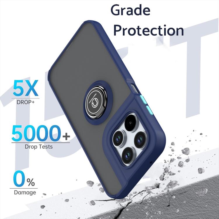 For Motorola Moto G67 5G / G77 5G Q Shadow 1 Series TPU + PC Phone Case with Ring