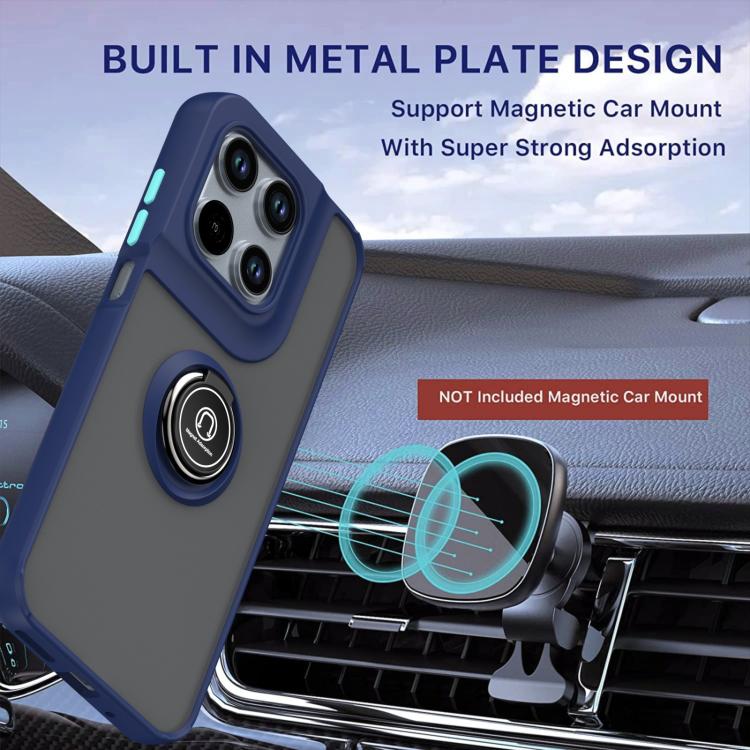 For Motorola Moto G67 5G / G77 5G Q Shadow 1 Series TPU + PC Phone Case with Ring
