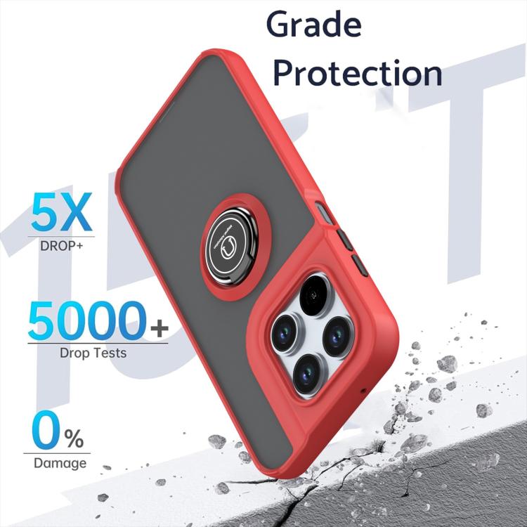 For Motorola Moto G67 5G / G77 5G Q Shadow 1 Series TPU + PC Phone Case with Ring