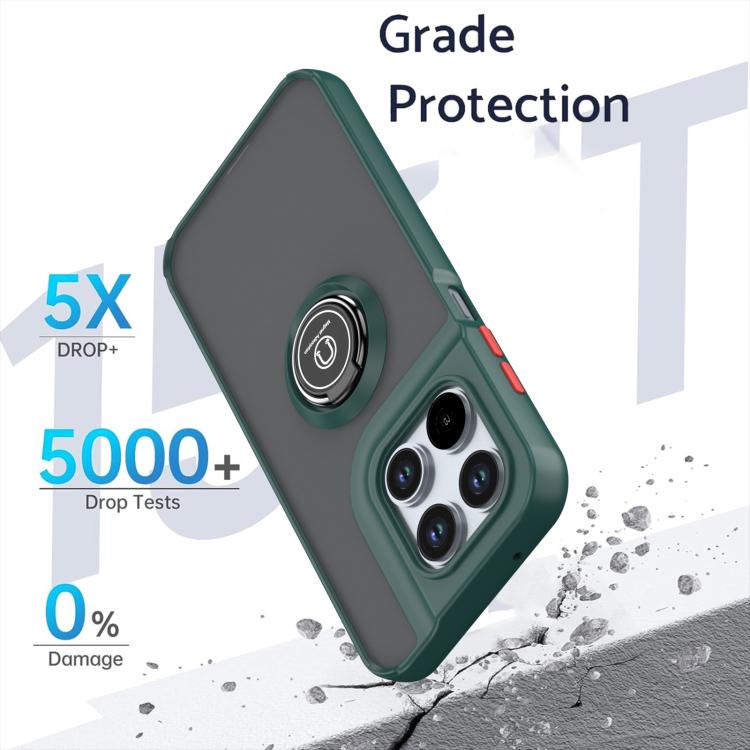 For Motorola Moto G67 5G / G77 5G Q Shadow 1 Series TPU + PC Phone Case with Ring