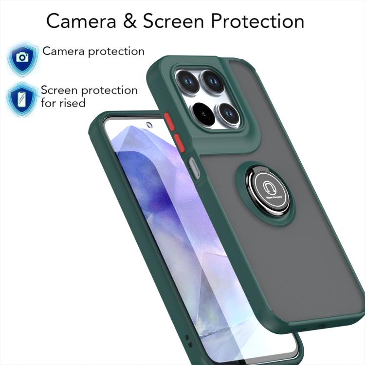 For Motorola Moto G67 5G / G77 5G Q Shadow 1 Series TPU + PC Phone Case with Ring