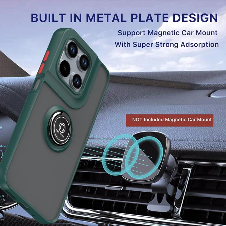 For Motorola Moto G67 5G / G77 5G Q Shadow 1 Series TPU + PC Phone Case with Ring