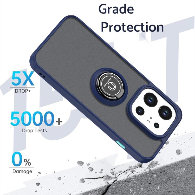 For OPPO Find X9 Q Shadow 1 Series TPU + PC Phone Case with Ring