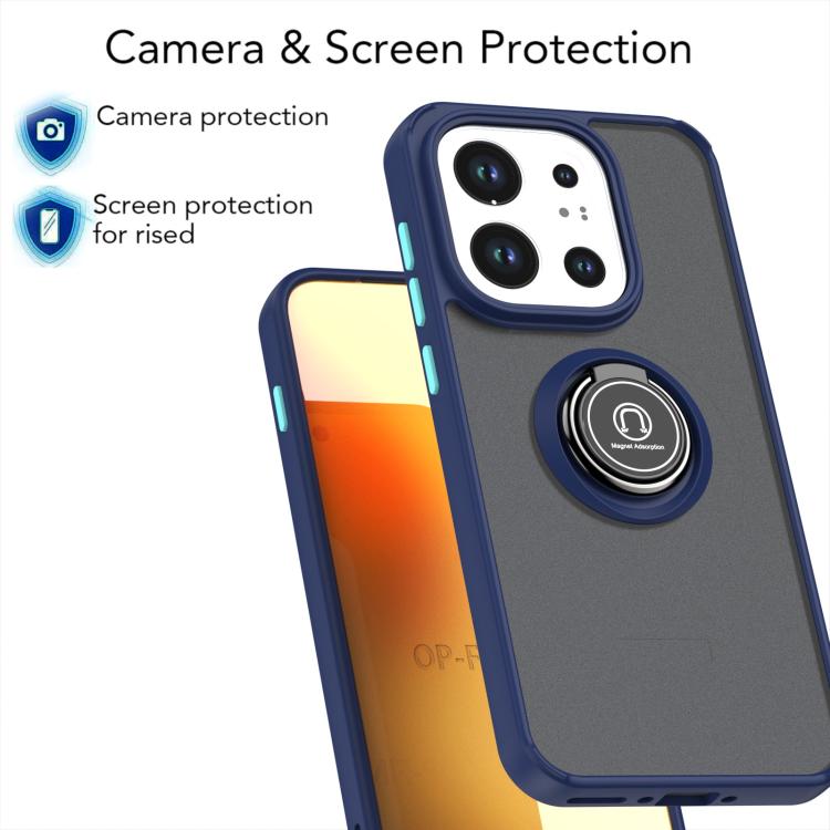 For OPPO Find X9 Q Shadow 1 Series TPU + PC Phone Case with Ring