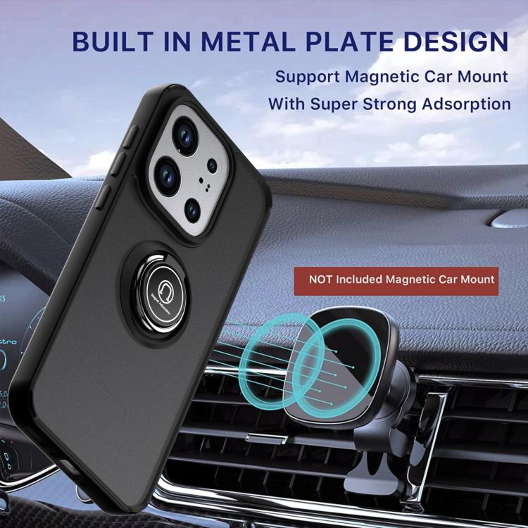 For OPPO Find X9 Q Shadow 1 Series TPU + PC Phone Case with Ring