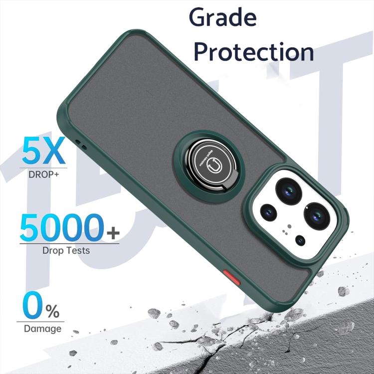 For OPPO Find X9 Q Shadow 1 Series TPU + PC Phone Case with Ring