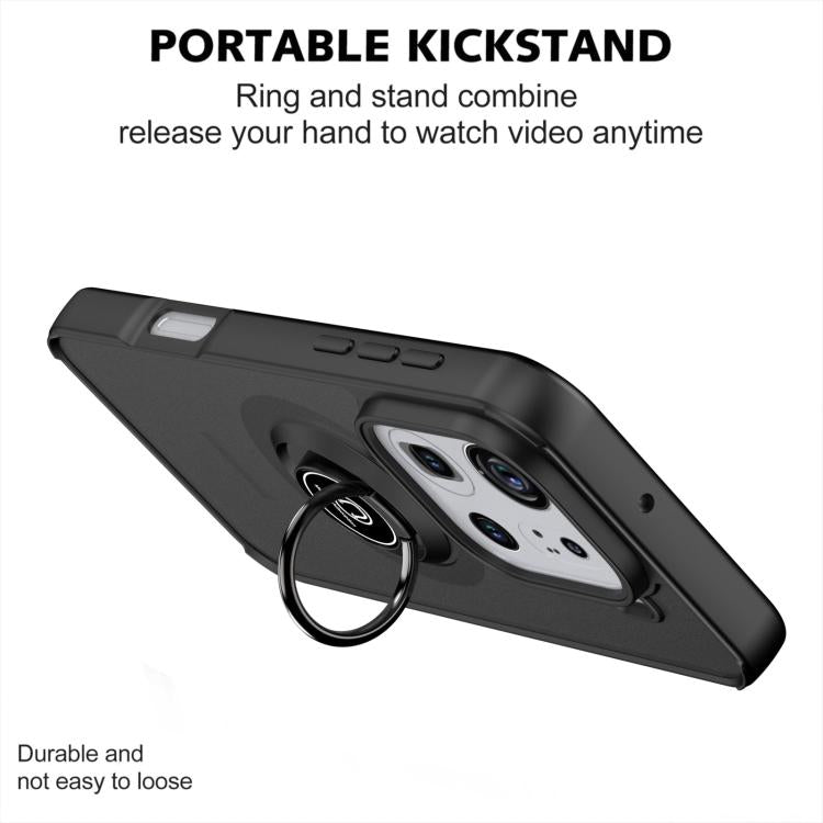 For OPPO Find X9 Pro Q Shadow 1 Series TPU + PC Phone Case with Ring