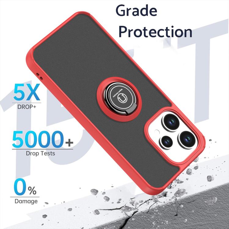 For OPPO Reno15 5G Global / 15c 5G Q Shadow 1 Series TPU + PC Phone Case with Ring