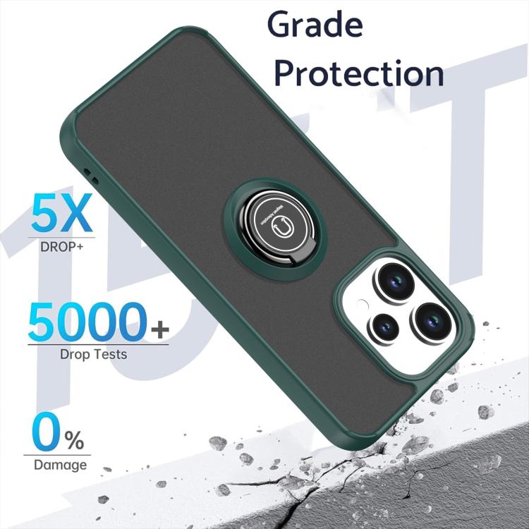 For OPPO Reno15 5G Global / 15c 5G Q Shadow 1 Series TPU + PC Phone Case with Ring