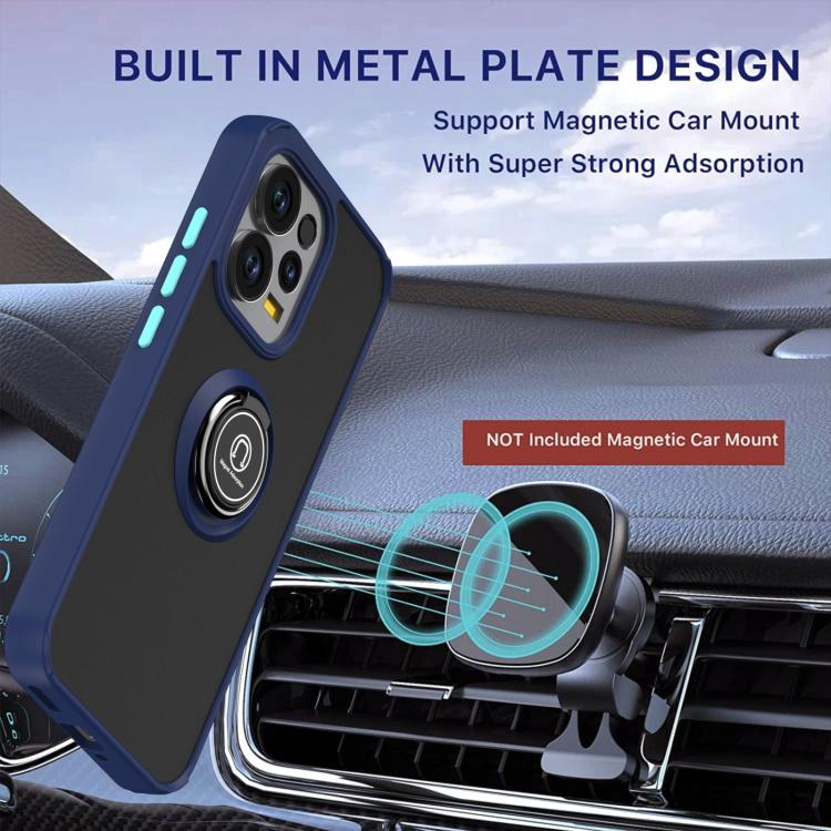 For OPPO Reno15 Pro 5G Global Q Shadow 1 Series TPU + PC Phone Case with Ring