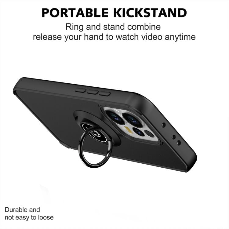 For OPPO Reno15 Pro 5G Global Q Shadow 1 Series TPU + PC Phone Case with Ring