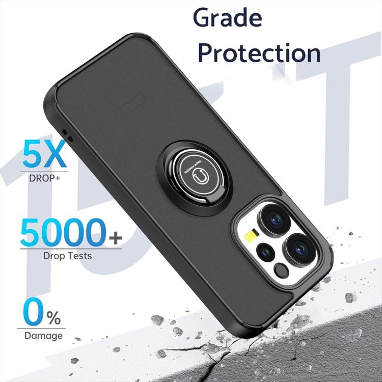 For OPPO Reno15 Pro 5G Global Q Shadow 1 Series TPU + PC Phone Case with Ring