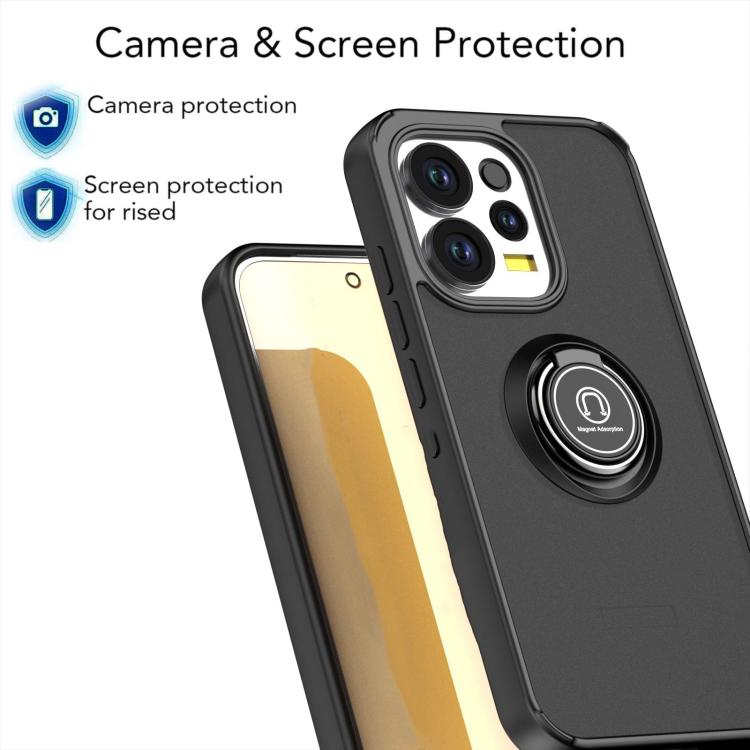 For OPPO Reno15 Pro 5G Global Q Shadow 1 Series TPU + PC Phone Case with Ring