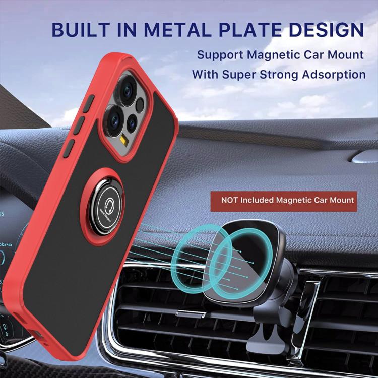 For OPPO Reno15 Pro 5G Global Q Shadow 1 Series TPU + PC Phone Case with Ring